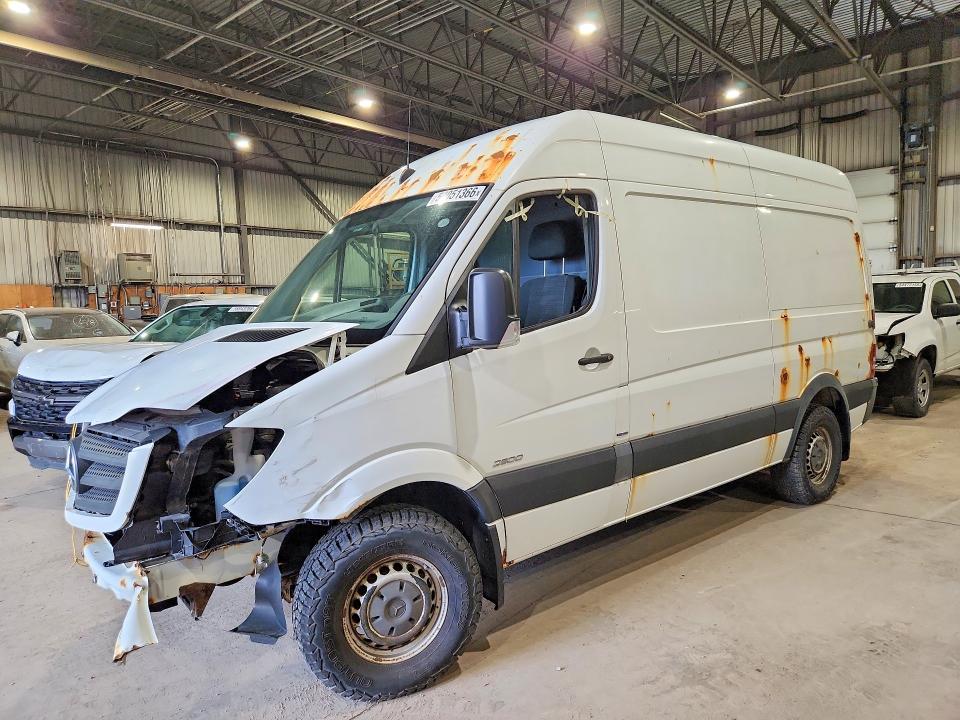 2016 Mercedes-benz Sprinter VIN WD3BE7CDXGP194873 COPART salvage auction — FRONT END, Qc - Gravement Accidente, sold $3,200 on 2026-07-07 (photo 1)