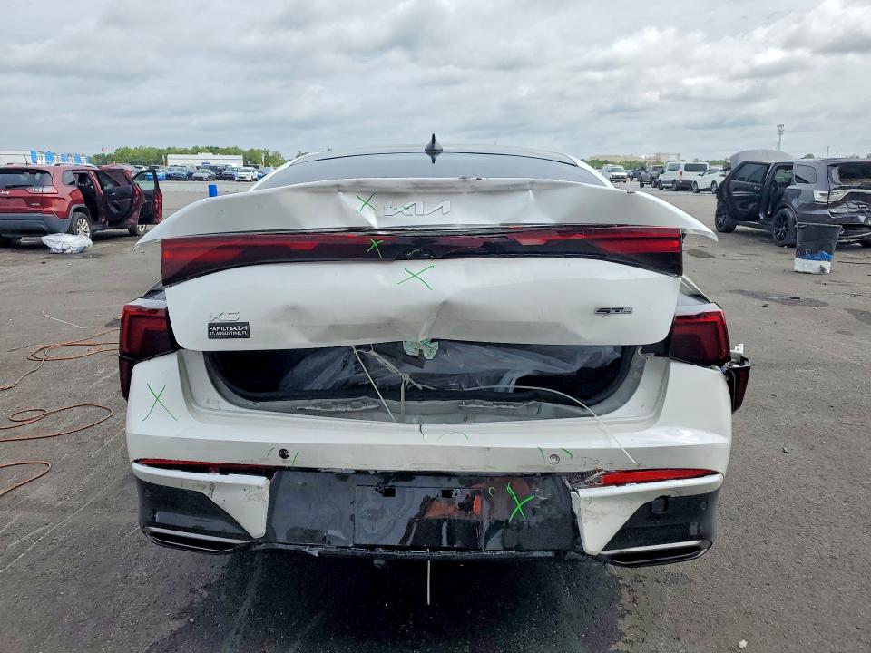 2026 Kia K5 VIN KNAG64J73T5469412 COPART salvage auction — REAR END, Fl - Certificate Of Destruction, sold $13,500 on 2026-08-19 (photo 6)