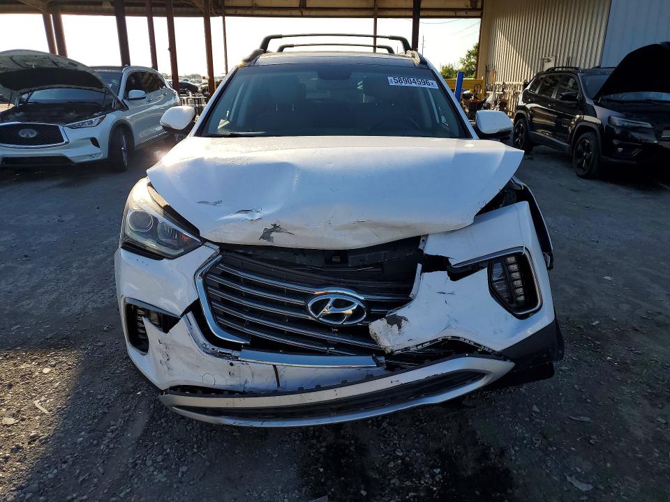2018 Hyundai Santa fe VIN KM8SR4HF0JU265909 COPART salvage auction — FRONT END, Fl - Cert Of Title Slvg Rebuildable, sold $3,450 on 2026-07-17 (photo 5)