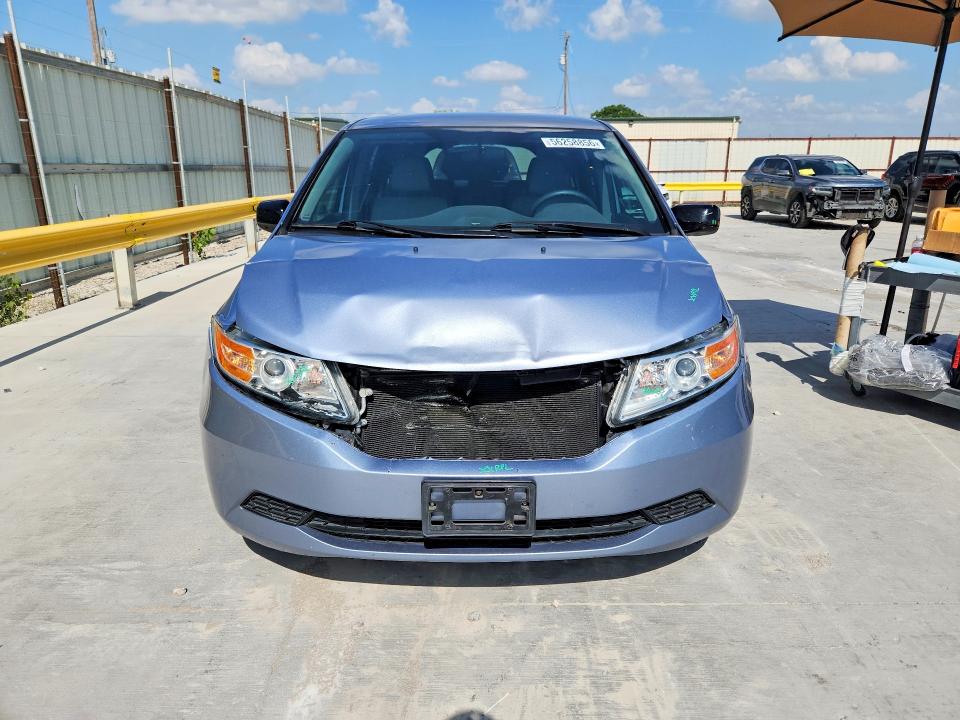 2013 Honda Odyssey VIN 5FNRL5H46DB021588 COPART salvage auction — FRONT END, Tx - Salvage Vehicle Title, sold $4,200 on 2026-07-28 (photo 5)