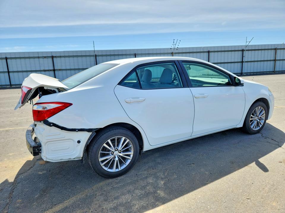 2015 Toyota Corolla VIN 5YFBURHE5FP214269 COPART salvage auction — REAR END, Ca - Salvage Certificate, sold $1,200 on 2026-07-30 (photo 3)