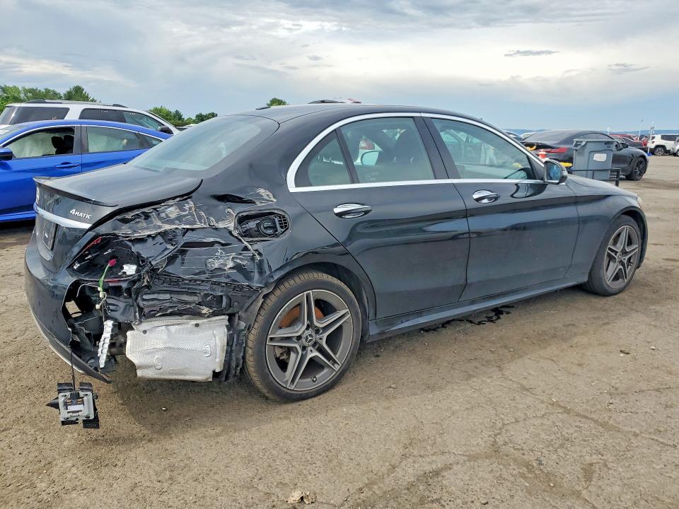 2020 Mercedes-benz C-klasse VIN W1KWF8EB9LR578279 COPART salvage auction — REAR END, Pa - Certificate Of Salvage, sold $2,500 on 2026-07-24 (photo 3)