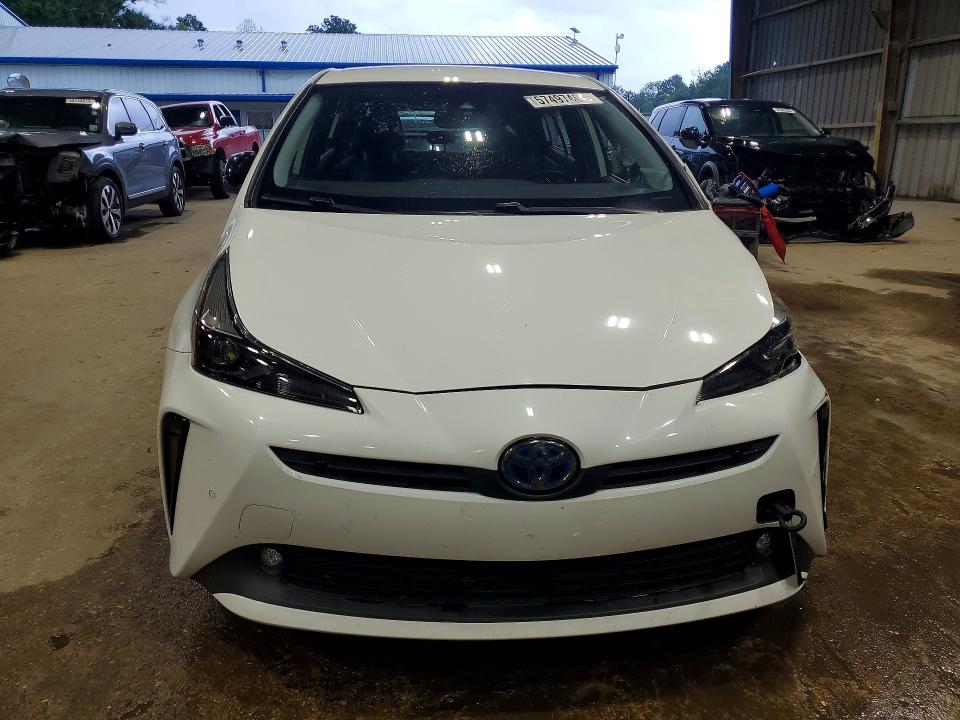 2022 Toyota Prius VIN JTDKAMFU7N3170126 COPART salvage auction — FRONT END, Ms - Cert Of Title-Salvaged, sold $6,700 on 2026-07-31 (photo 5)