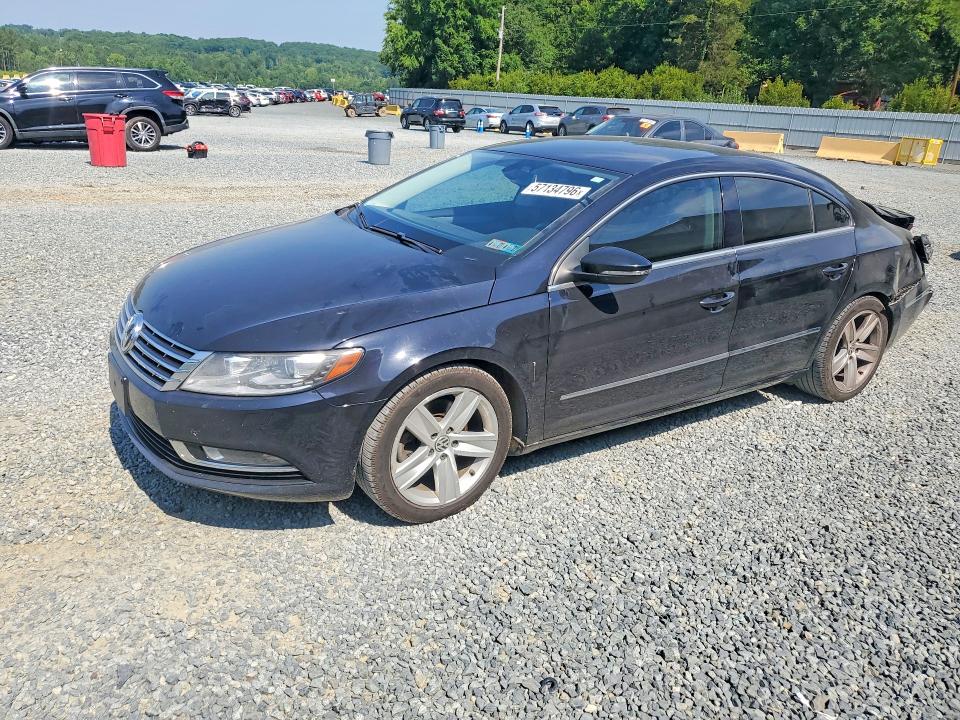 2013 Volkswagen Passat cc VIN WVWAP7AN6DE510672 COPART salvage auction — REAR END, Pa - Certificate Of Salvage, sold $875 on 2026-07-09 (photo 1)