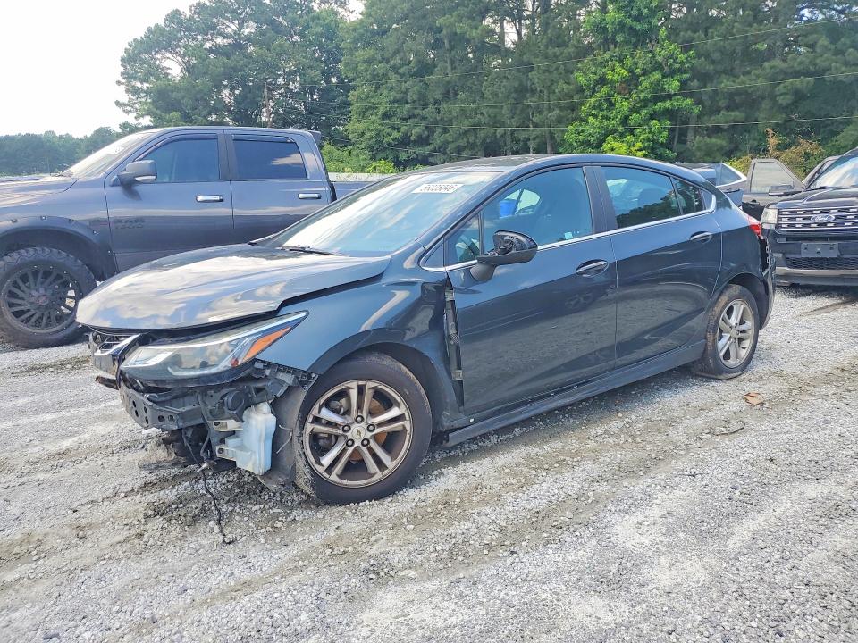 2017 Chevrolet Cruze VIN 3G1BE6SM3HS536273 COPART salvage auction — FRONT END, Ga - Certificate Of Title, sold $625 on 2026-07-04 (photo 1)