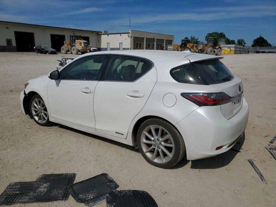 2013 Lexus Ct VIN JTHKD5BH9D2134267 COPART salvage auction — FRONT END, In - Cert Of Title-Salvage Title, sold $2,700 on 2026-07-24 (photo 2)