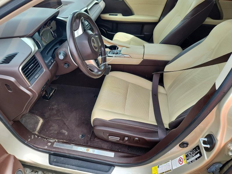 2018 Lexus Rx VIN JTJBZMCA4J2035721 COPART salvage auction — FRONT END, Nj - Cert Of Title-Salvage, sold $11,500 on 2026-07-29 (photo 7)