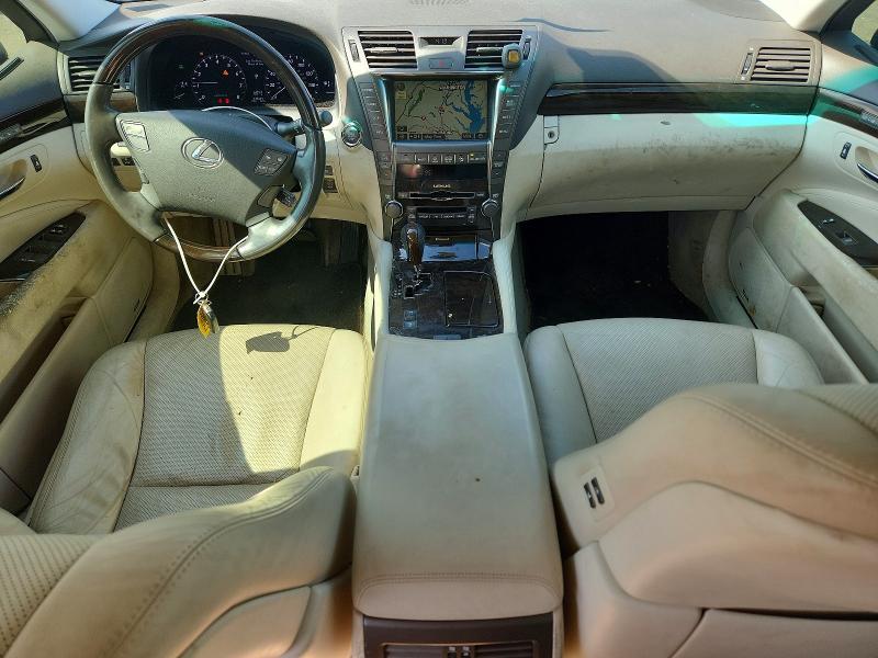 2009 Lexus Ls 460 VIN JTHBL46F695084682 COPART salvage auction — FRONT END, Va - Certificate Of Title, sold $200 on 2026-07-29 (photo 8)