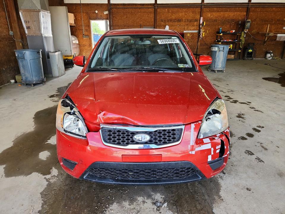 2010 Kia Rio VIN KNADH4A39A6665405 COPART salvage auction — FRONT END, Pa - Certificate Of Salvage, sold $150 on 2026-07-09 (photo 5)