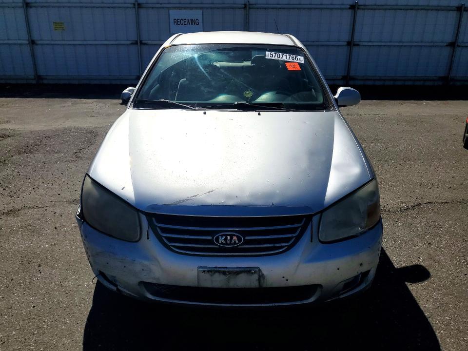 2008 Kia Spectra VIN KNAFE121885522961 COPART salvage auction — REAR END, WA - BILL OF SALE, sold $250 on 2026-07-13 (photo 5)