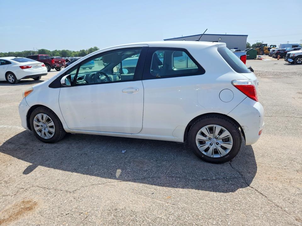 2012 Toyota Yaris VIN JTDJTUD30CD507792 COPART salvage auction — REAR END, Salvage Title, sold $325 on 2026-07-21 (photo 2)