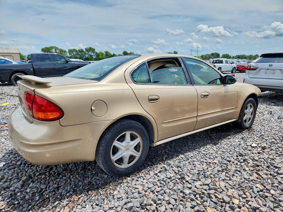 2003 Oldsmobile Alero VIN 1G3NL52F53C187718 COPART salvage auction — FRONT END, Il - Salvage Certificate, sold $175 on 2026-07-27 (photo 3)