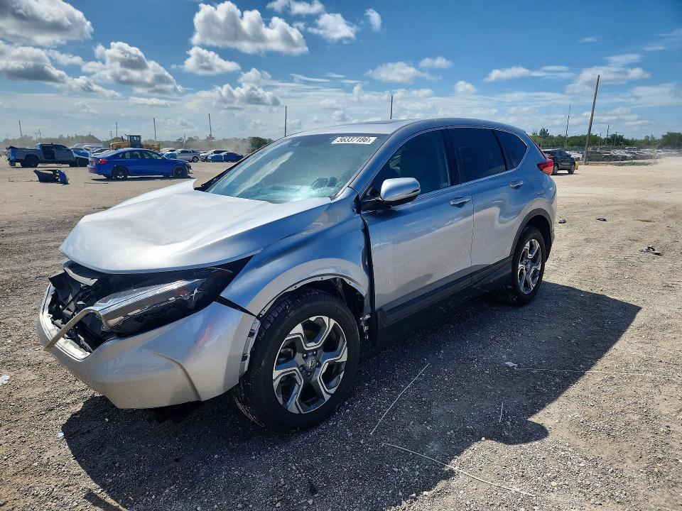 2019 Honda Cr-v VIN 7FARW1H87KE021748 COPART salvage auction — FRONT END, Fl - Cert Of Title Slvg Rebuildable, sold $3,850 on 2026-07-30 (photo 1)