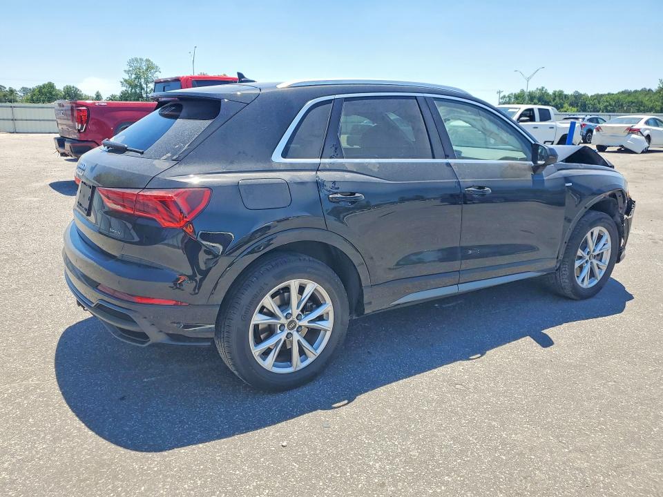 2022 Audi Q3 VIN WA1DECF35N1114321 COPART salvage auction — FRONT END, Nc - Salvage Certificate Of Title, sold $6,600 on 2026-07-16 (photo 3)