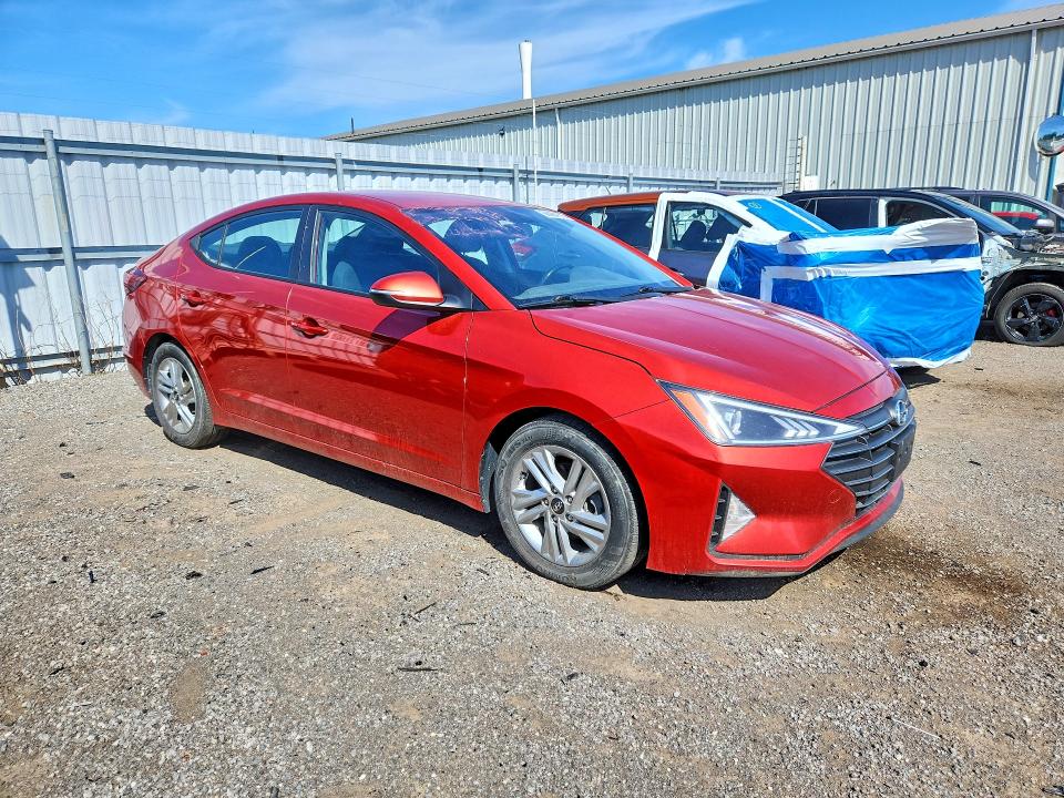 2020 Hyundai Elantra VIN KMHD84LF5LU109838 COPART salvage auction — REAR END, ON - PERMIT NO BRAND - UNFIT, sold $1,500 on 2026-07-23 (photo 4)