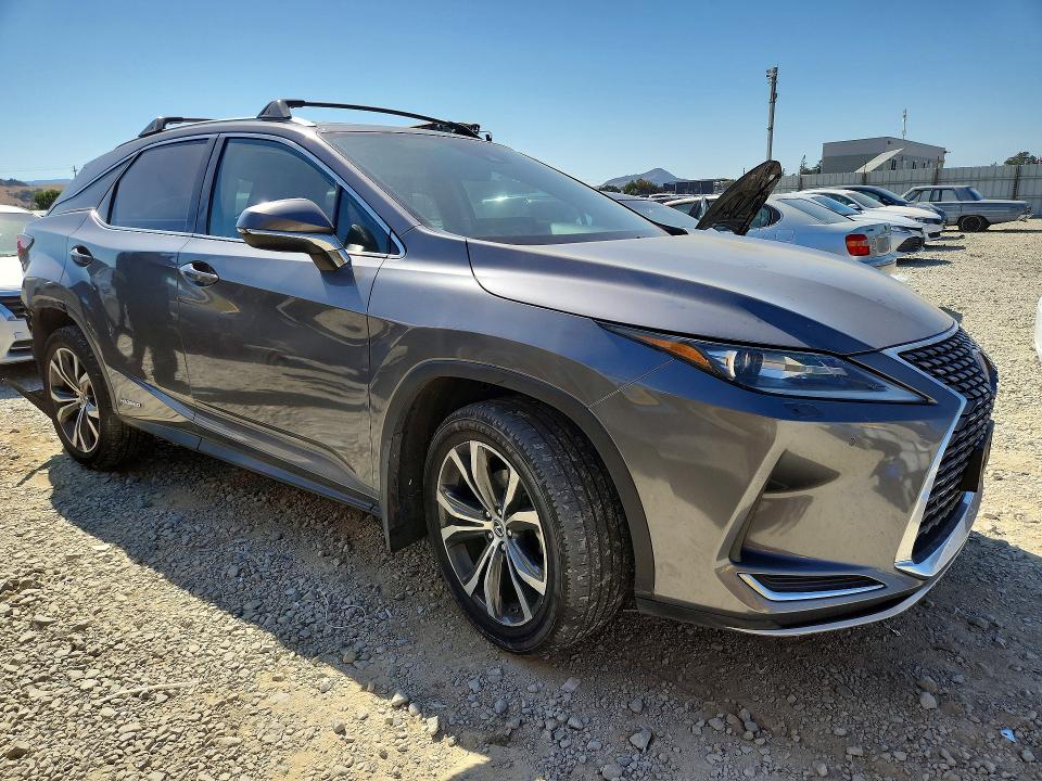 2020 Lexus Rx 450h VIN 2T2HGMDAXLC052590 COPART salvage auction — REAR END, Ca - Salvage Certificate, sold $9,900 on 2026-07-23 (photo 4)