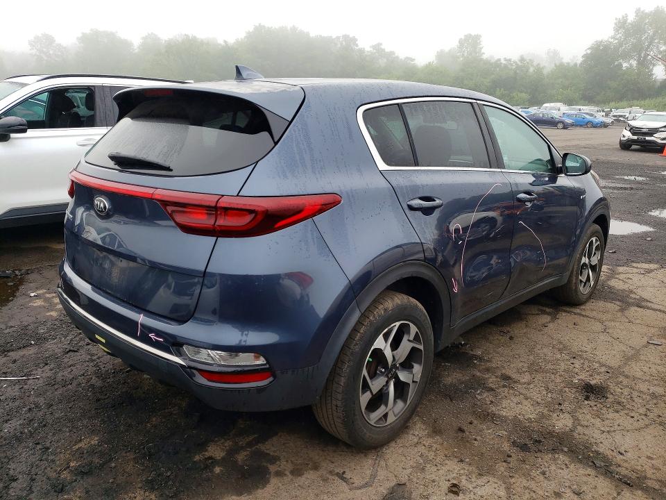 2020 Kia Sportage VIN KNDPMCAC8L7808637 COPART salvage auction — SIDE, Ct - Cert Of Title-Salvage, sold $3,550 on 2026-07-24 (photo 3)