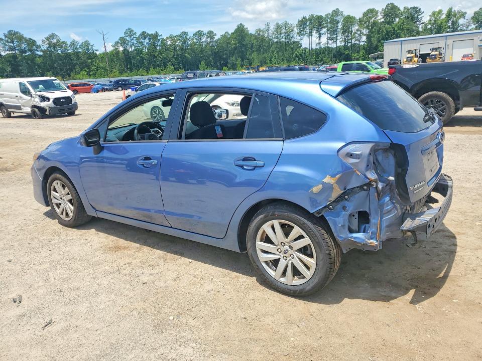 2015 Subaru Impreza VIN JF1GPAC64FH252625 COPART salvage auction — REAR END, Sc - Cert Of Title-Salvage, sold $875 on 2026-07-20 (photo 2)