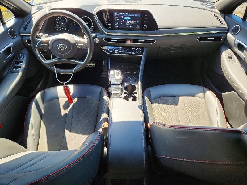 2021 Hyundai Sonata VIN 5NPEJ4J2XMH064047 COPART salvage auction — FRONT END, Id - Salvage Certificate Of Title, sold $200 on 2026-07-28 (photo 8)