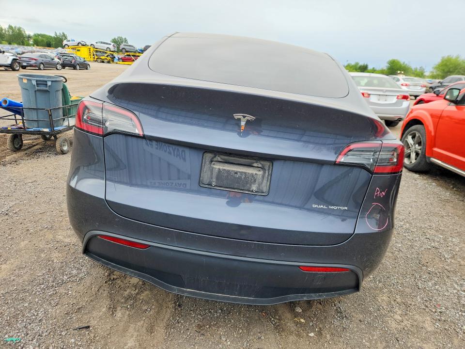 2022 Tesla VIN 7SAYGDEE7NF574102 COPART salvage auction — FRONT END, On - Permit Salvage, sold $11,100 on 2026-07-07 (photo 6)