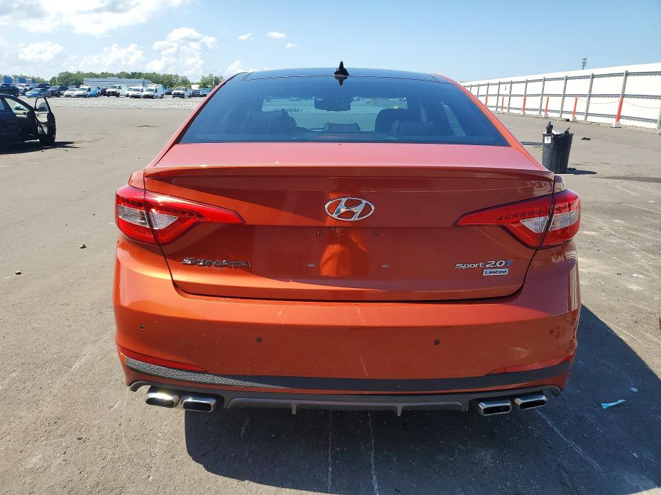 2015 Hyundai Sonata VIN 5NPE34ABXFH181687 COPART salvage auction — FRONT END, Fl - Cert Of Title Slvg Rebuildable, sold $3,000 on 2026-07-27 (photo 6)