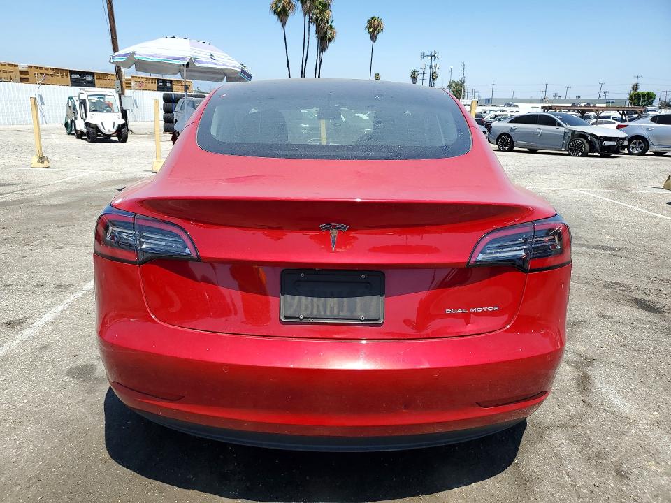 2022 Tesla Model 3 VIN 5YJ3E1EB8NF271878 COPART salvage auction — SIDE, Ca - Salvage Certificate, sold $7,900 on 2026-07-28 (photo 6)