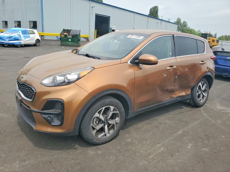 2021 Kia VIN KNDPM3ACXM7891375 COPART salvage auction — SIDE, Or - Salvage Title Certificate, sold $800 on 2026-07-27 (photo 1)