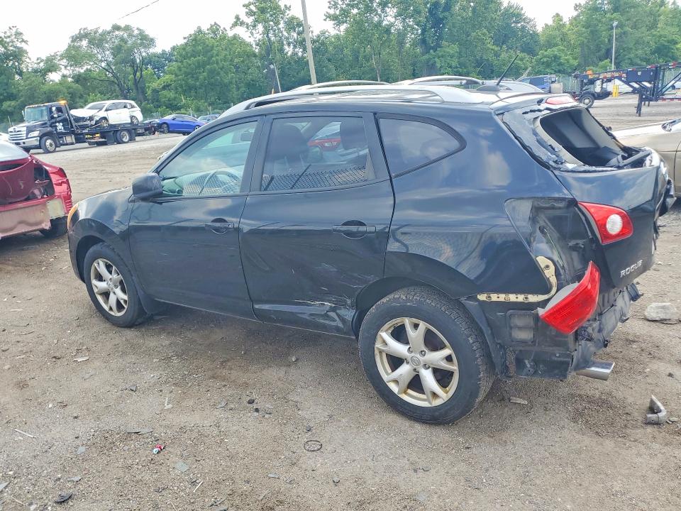 2009 Nissan Rogue sport VIN JN8AS58V49W175250 COPART salvage auction — REAR END, Md - Cert Of Salvage > 75% Damage, sold $375 on 2026-07-07 (photo 2)