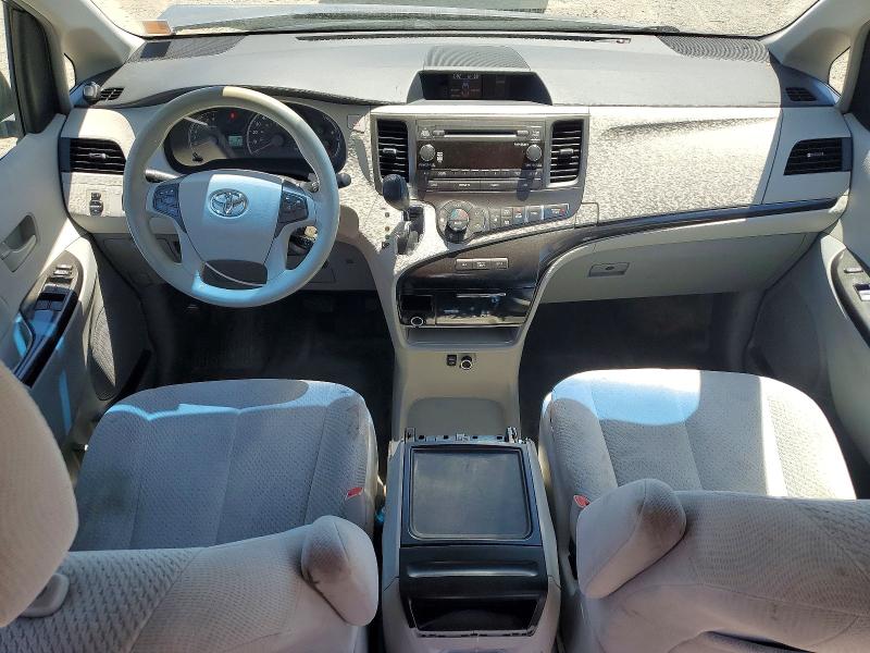 2013 Toyota Sienna VIN 5TDKK3DC7DS345361 COPART salvage auction — FRONT END, Ca - Salvage Certificate, sold $1,000 on 2026-07-21 (photo 8)