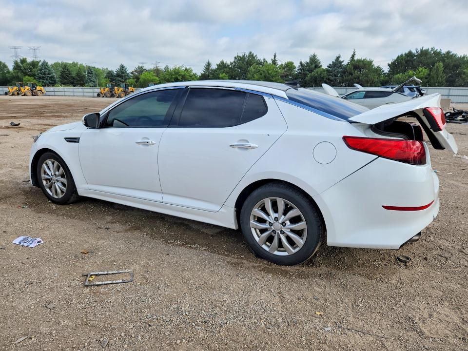 2015 Kia Optima VIN 5XXGN4A76FG478689 COPART salvage auction — REAR END, Il - Salvage Certificate, sold $250 on 2026-07-30 (photo 2)