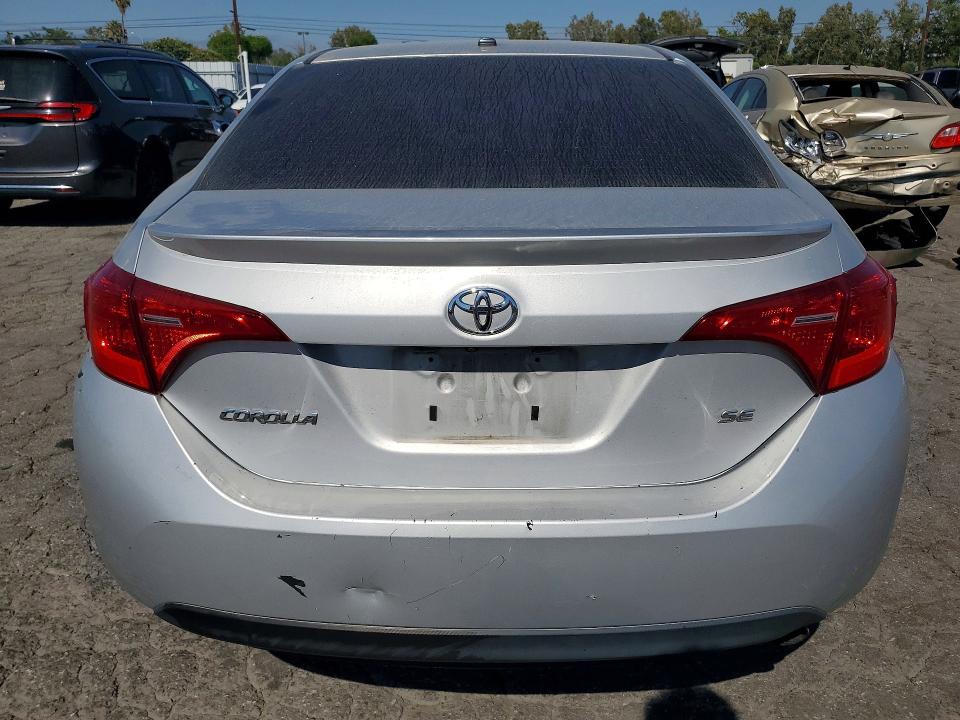 2017 Toyota Corolla VIN 5YFBURHE6HP655671 COPART salvage auction — FRONT END, CA - SALVAGE CERTIFICATE, sold $3,550 on 2026-07-16 (photo 6)