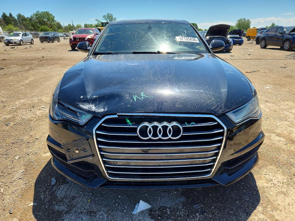 2017 Audi A6 VIN WAUG8AFC4HN017765 COPART salvage auction — FRONT END, Il - Salvage Certificate, sold $2,500 on 2026-07-21 (photo 5)