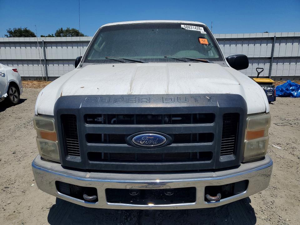 2008 Ford F250 VIN 1FTNF20528ED80386 COPART salvage auction — REAR END, Ca - Dlr/Dis/Exp Only Salvage Title, sold $100 on 2026-07-09 (photo 5)