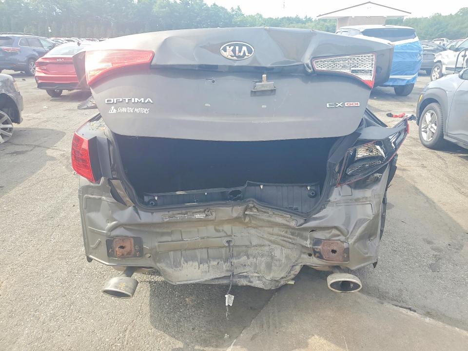 2013 Kia Optima VIN 5XXGN4A78DG252666 COPART salvage auction — REAR END, Ri - Salvage Certificate Of Title, sold $500 on 2026-07-30 (photo 6)