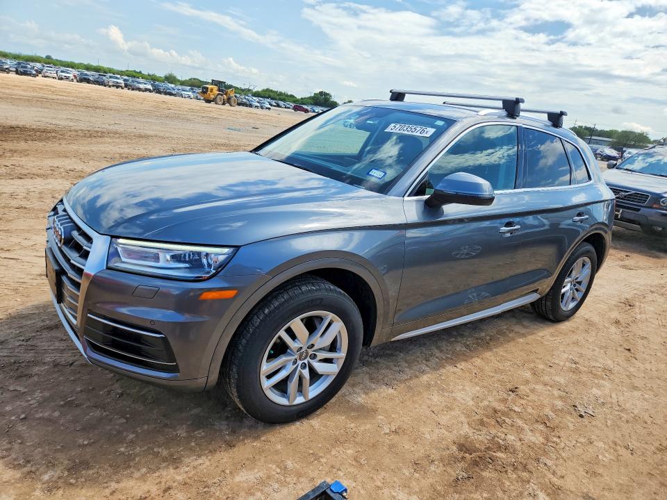 2020 Audi Q5 VIN WA1ANAFY0L2058993 COPART salvage auction — WATER/FLOOD, Tx - Salvage Title-Flood Damage, sold $7,800 on 2026-07-23 (photo 1)