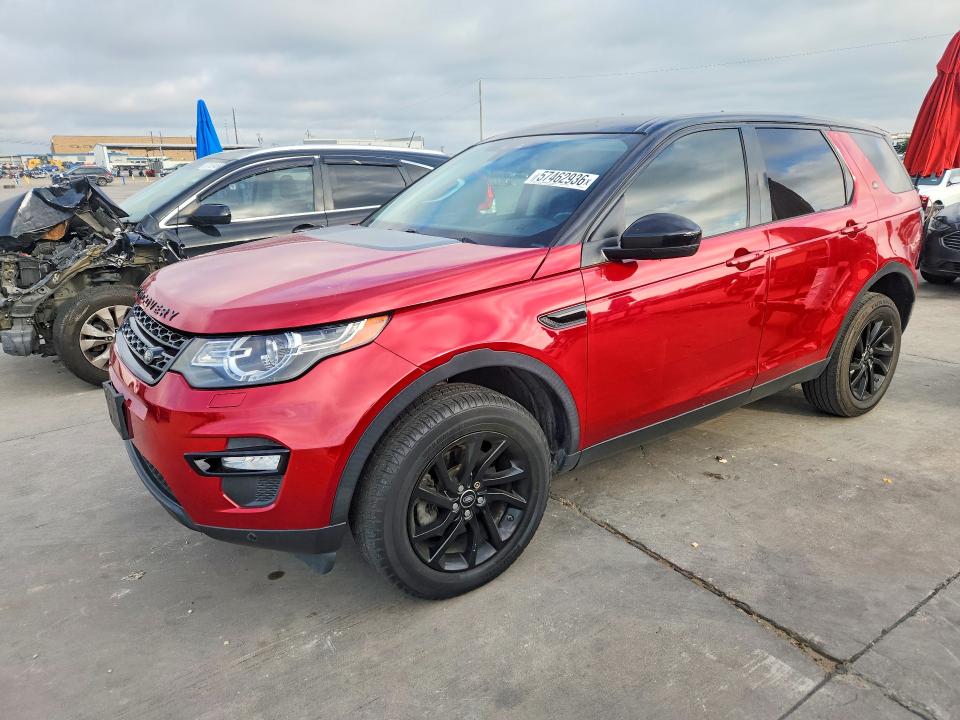 2016 Land rover Discovery sport VIN SALCR2BG7GH557940 COPART salvage auction — HAIL, Tx - Certificate Of Title, sold $4,300 on 2026-07-23 (photo 1)