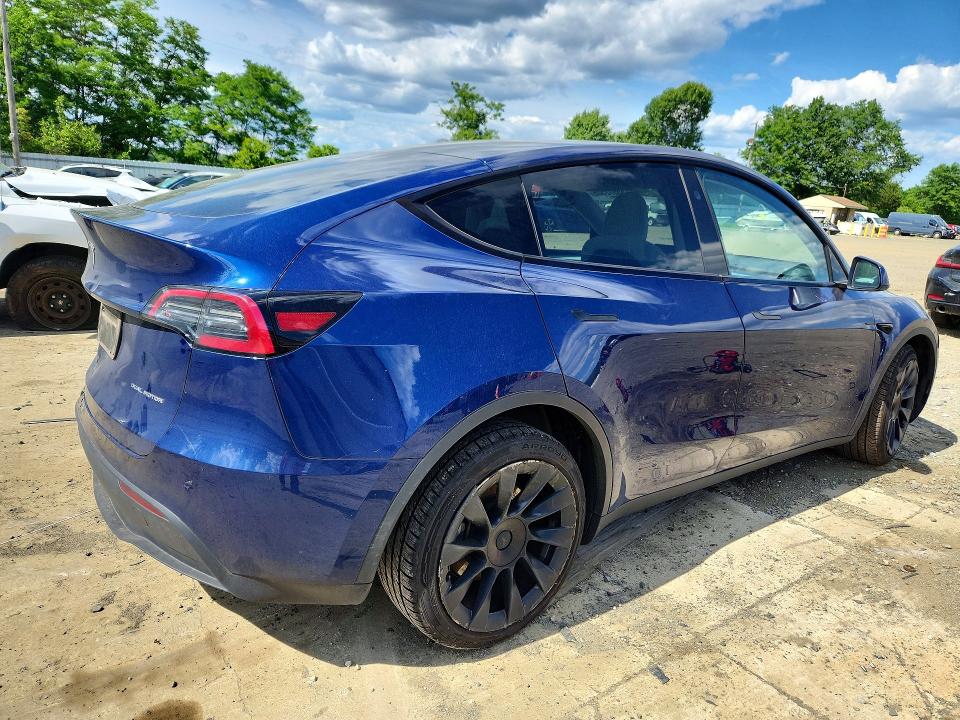 2023 Tesla VIN 7SAYGDEE4PA171002 COPART salvage auction — REAR END, Nj - Cert Of Title-Salvage, sold $10,200 on 2026-07-29 (photo 3)