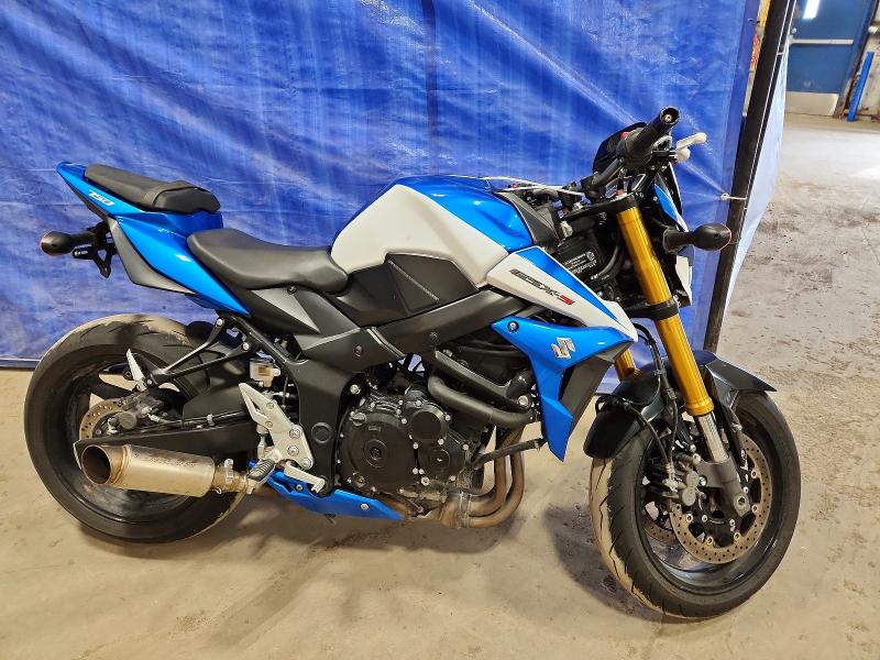 2015 Suzuki Gsx-s750 VIN JS1GR7NA0F2100802 COPART salvage auction — MINOR DENT/SCRATCHES, On - Permit No Brand - Unfit (P), sold $2,650 on 2026-07-15 (photo 1)