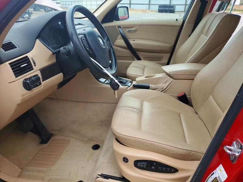 2007 BMW X3 VIN WBXPC93497WF09509 COPART salvage auction — FRONT END, Id - Cert Of Title -Rebuilt Salvage, sold $700 on 2026-07-09 (photo 7)