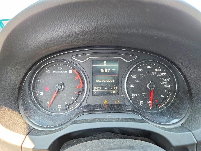 2015 Audi A3 VIN WAUKFGFF8F1081390 COPART salvage auction — REAR END, NJ - CERT OF TITLE-SALVAGE, sold $5,300 on 2026-07-31 (photo 9)