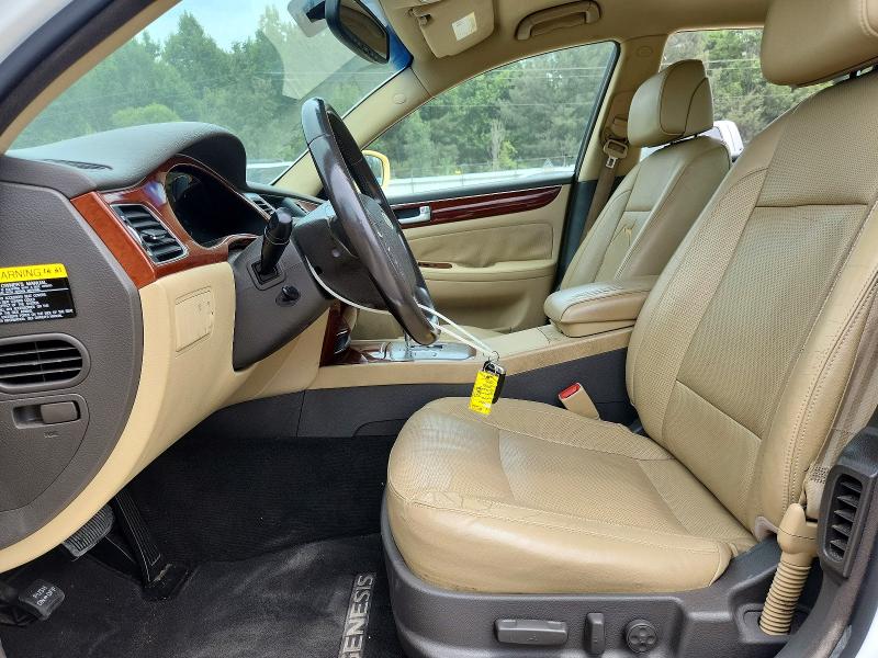 2012 Hyundai Genesis VIN KMHGC4DD1CU198915 COPART salvage auction — SIDE, VA - CERT OF TITLE - SALVAGE, sold $500 on 2026-07-28 (photo 7)