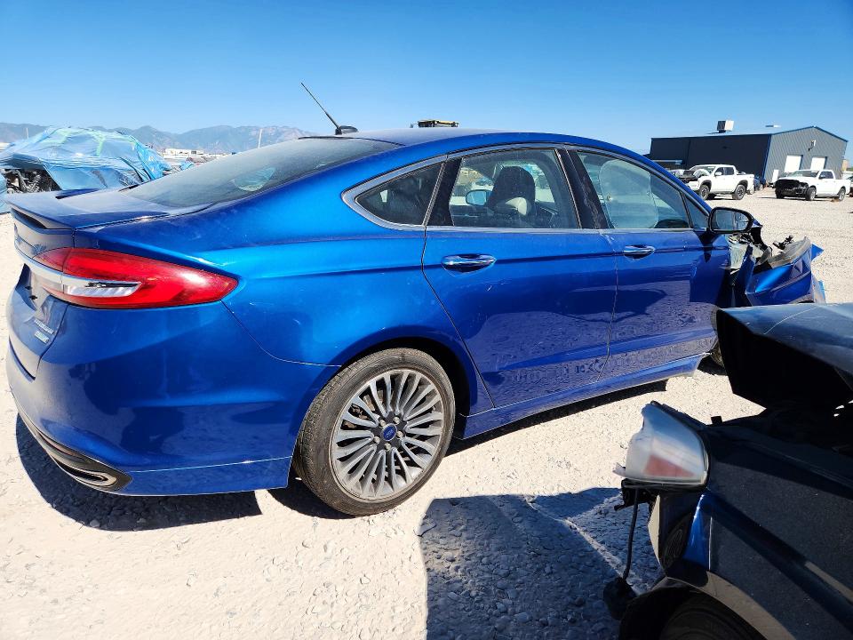 2017 Ford Fusion VIN 3FA6P0K93HR131717 COPART salvage auction — FRONT END, Ut - Salvage Certificate, sold $1,050 on 2026-07-24 (photo 3)