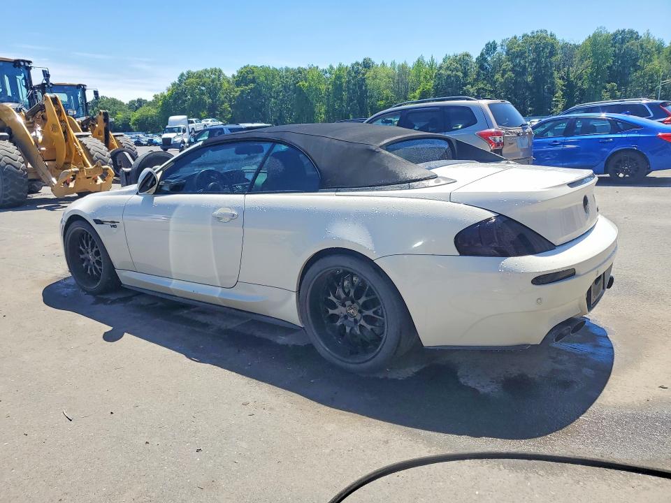 2008 BMW M6 VIN WBSEK93548CY79260 COPART salvage auction — MINOR DENT/SCRATCHES, Mt - Certificate Of Title, sold $11,400 on 2026-07-07 (photo 2)