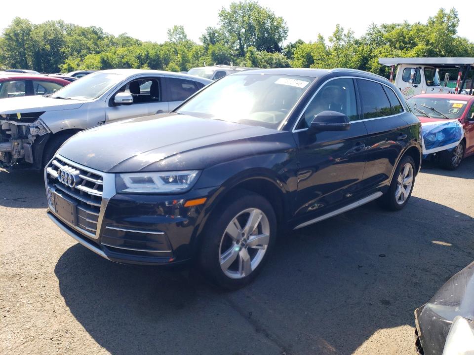 2018 Audi Q5 VIN WA1BNAFY7J2021067 COPART salvage auction — FRONT END, CT - CERTIFICATE OF TITLE, sold $9,500 on 2026-07-07 (photo 1)