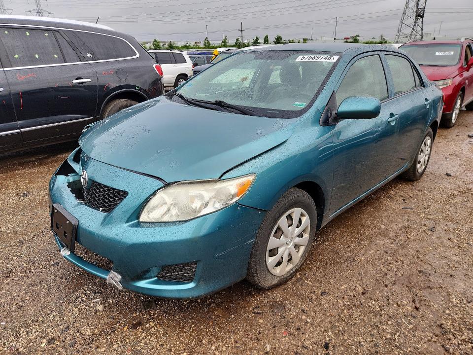 2009 Toyota Corolla VIN JTDBL40E89J054463 COPART salvage auction — ALL OVER, Il - Certificate Of Title, sold $475 on 2026-07-17 (photo 1)