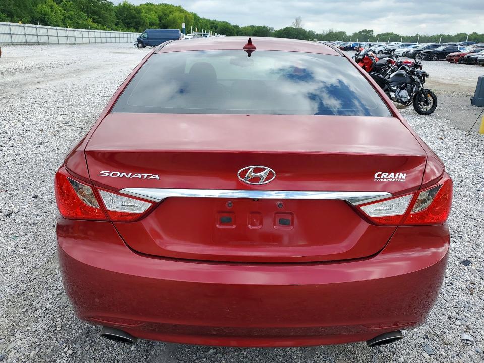 2013 Hyundai Sonata VIN 5NPEC4AC4DH629167 COPART salvage auction — HAIL, Ar - Cert Of Title-Salvage, sold $2,100 on 2026-07-08 (photo 6)