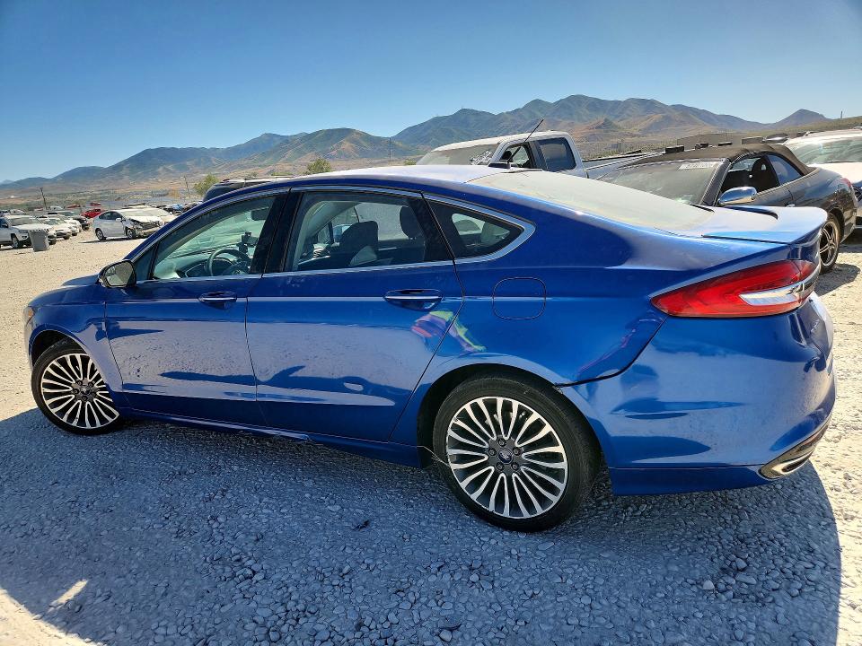 2017 Ford Fusion VIN 3FA6P0K93HR131717 COPART salvage auction — FRONT END, Ut - Salvage Certificate, sold $1,050 on 2026-07-24 (photo 2)