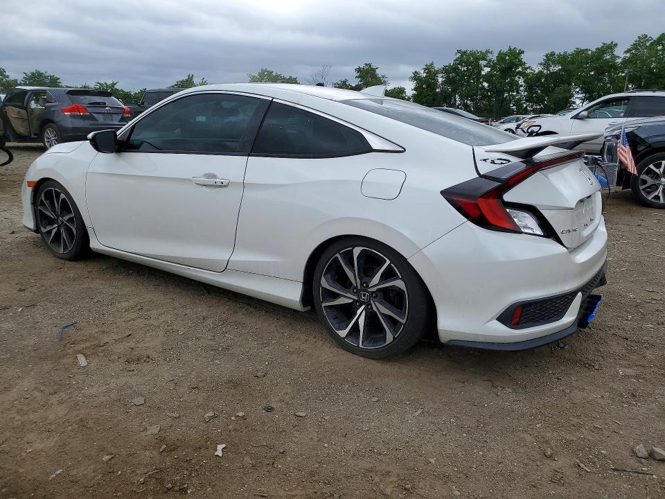 2019 Honda Civic VIN 2HGFC3A50KH753279 COPART salvage auction — STRIPPED, Va - Certificate Of Title (P), sold $8,300 on 2026-07-09 (photo 2)