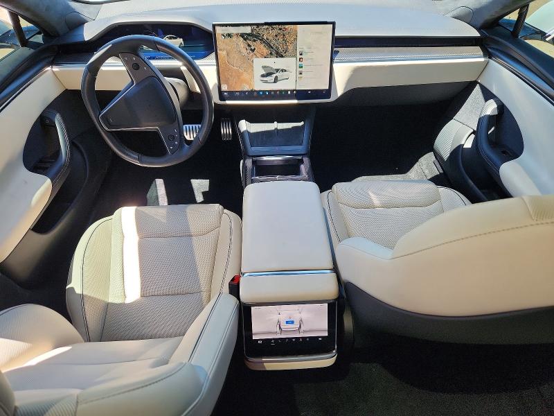 2021 Tesla Model s VIN 5YJSA1E61MF442799 COPART salvage auction — FRONT END, Nm - Cert Of Title-Salvage, sold $17,300 on 2026-07-16 (photo 8)