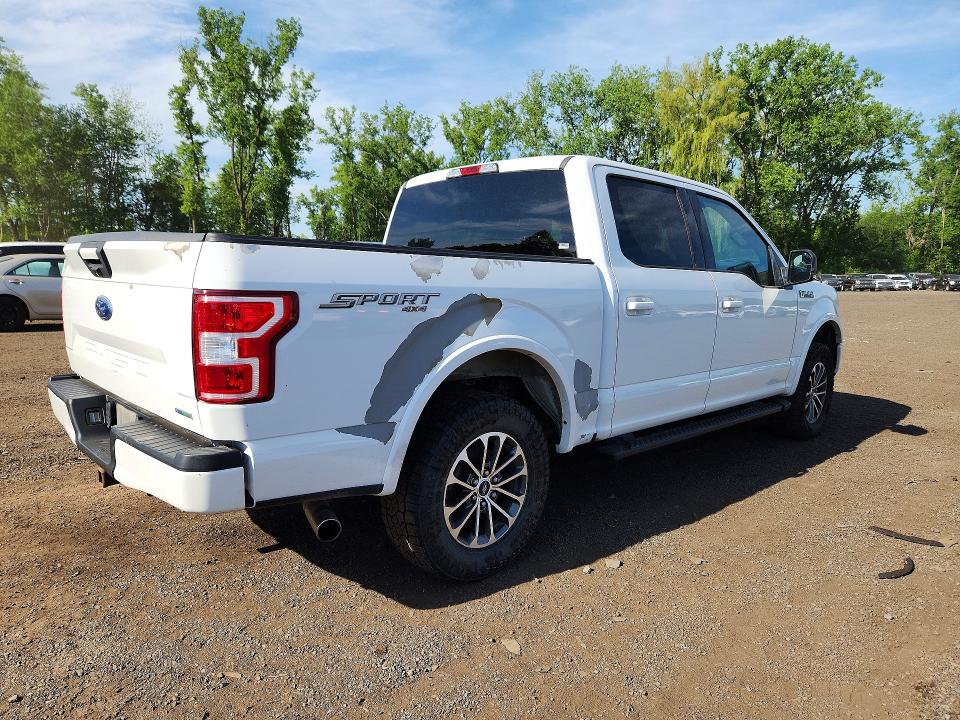 2018 Ford F-150 lightning VIN 1FTEW1EP2JFD78609 COPART salvage auction — REAR END, Sc - Certificate Of Title, sold $6,300 on 2026-07-03 (photo 3)